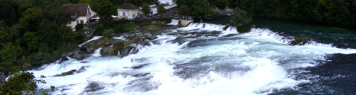 Der Rheinfall bei Neuhausen.