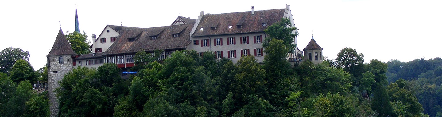 Das oberhalb des Rheinfalls gelegene Schloss Laufen.