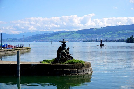 Der Nymphenbrunnen von Arbon.