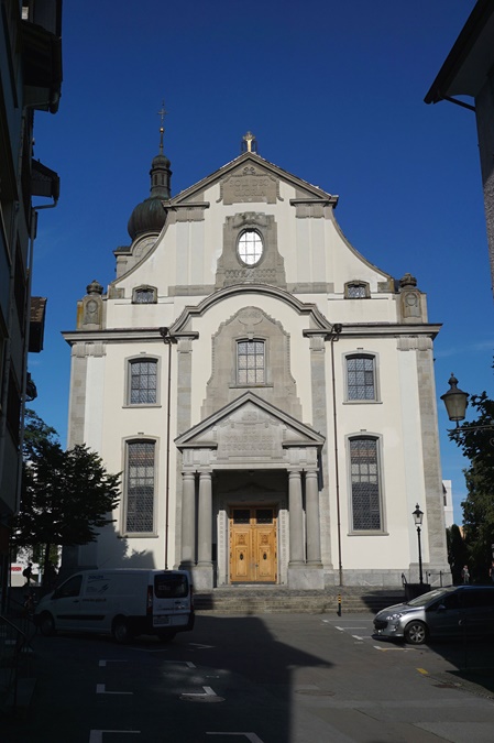 Die Katholische St.-Nikolaus-Kirche in Altstätten.