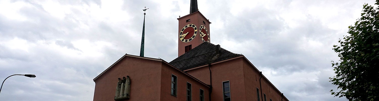 Die reformierte Pfarrkirche von Buchs.
