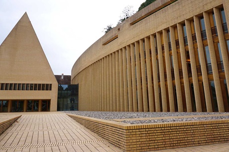 Das Liechtensteiner Landtagsgebäude in Vaduz.