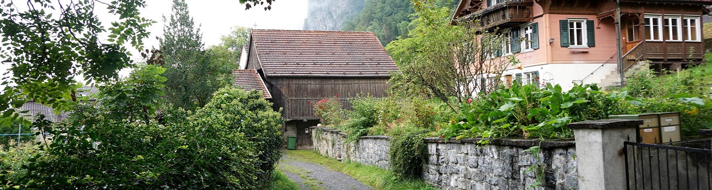 Häuseridyll bei Sargans.