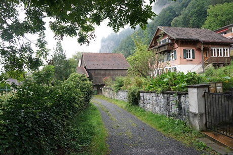 Romantisch verträumter Winkel mit viel Grün in Sargans.