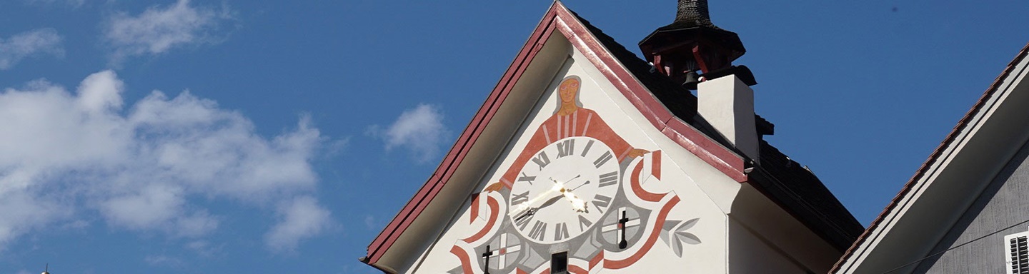 Der Turm des Churer Obertores im Detail.