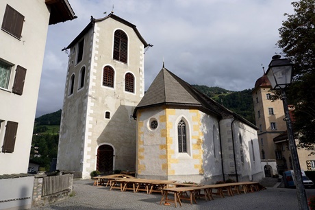 Die reformierte Kirche St. Margarethen in Ilanz.